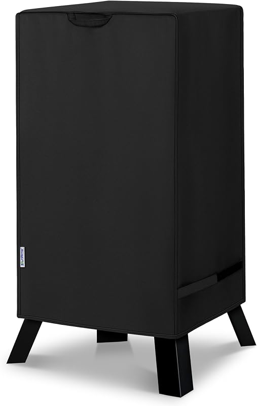 Cubierta para ahumador eléctrico de 40 pulgadas, resistente al agua, cubierta vertical para parrilla de propano, compatible con Masterbuilt, Smoke Hollow, Pit Boss Square BBQ Smoker y más, 25 pulgadas de ancho x 17 pulgadas de profundidad x 39 pulgadas de alto