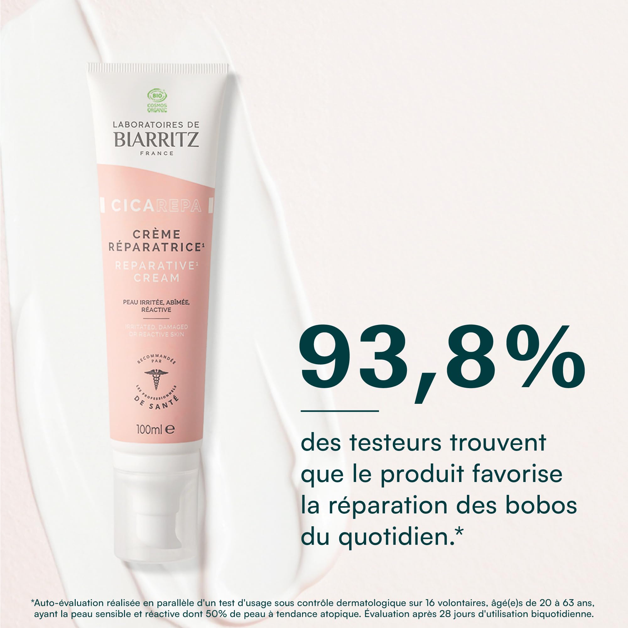 Laboratoires de Biarritz CICA Repa Crème Réparatrice Bio 100 ml