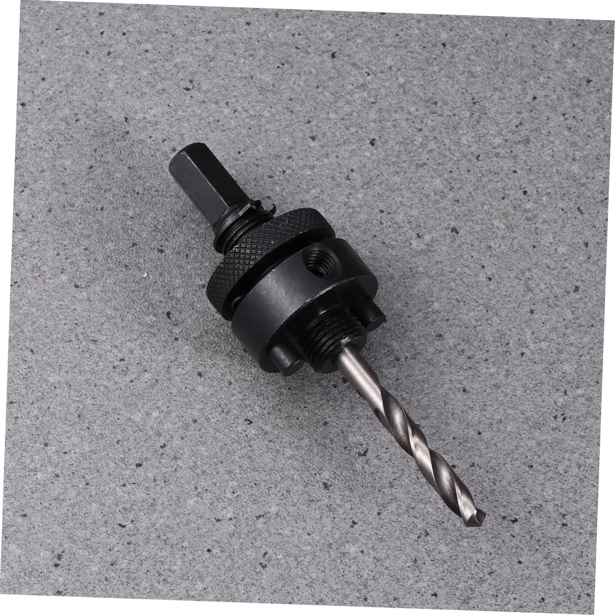 Mikikit 1pc Heavy Duty Handle Hole Arbor with Precision Drill Bits Compatible for Hole for Metal and Cutting