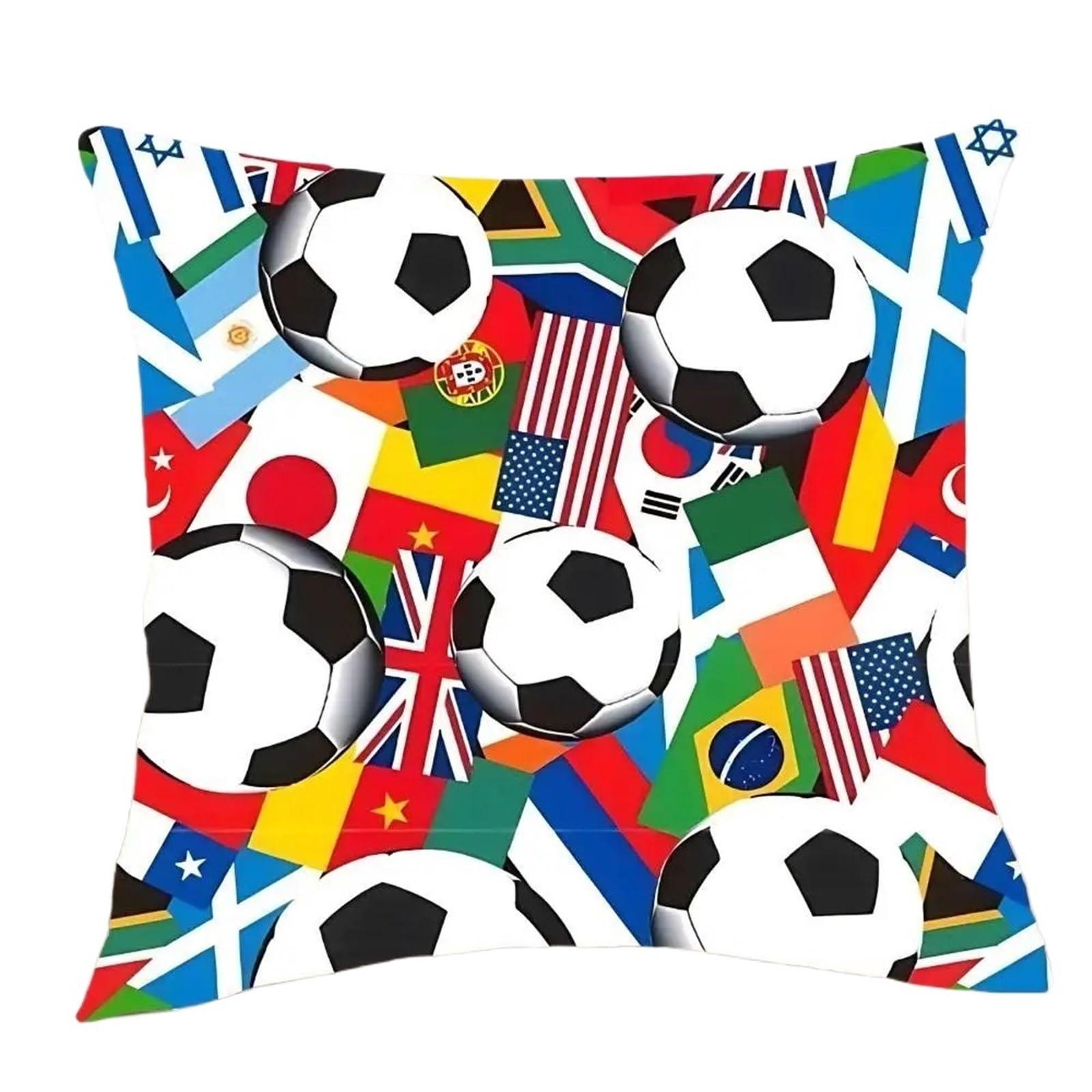 GIYXHU Football Pillow Home Living Room Bedroom Decorative Sofa Cushion for Sofa(Color4)