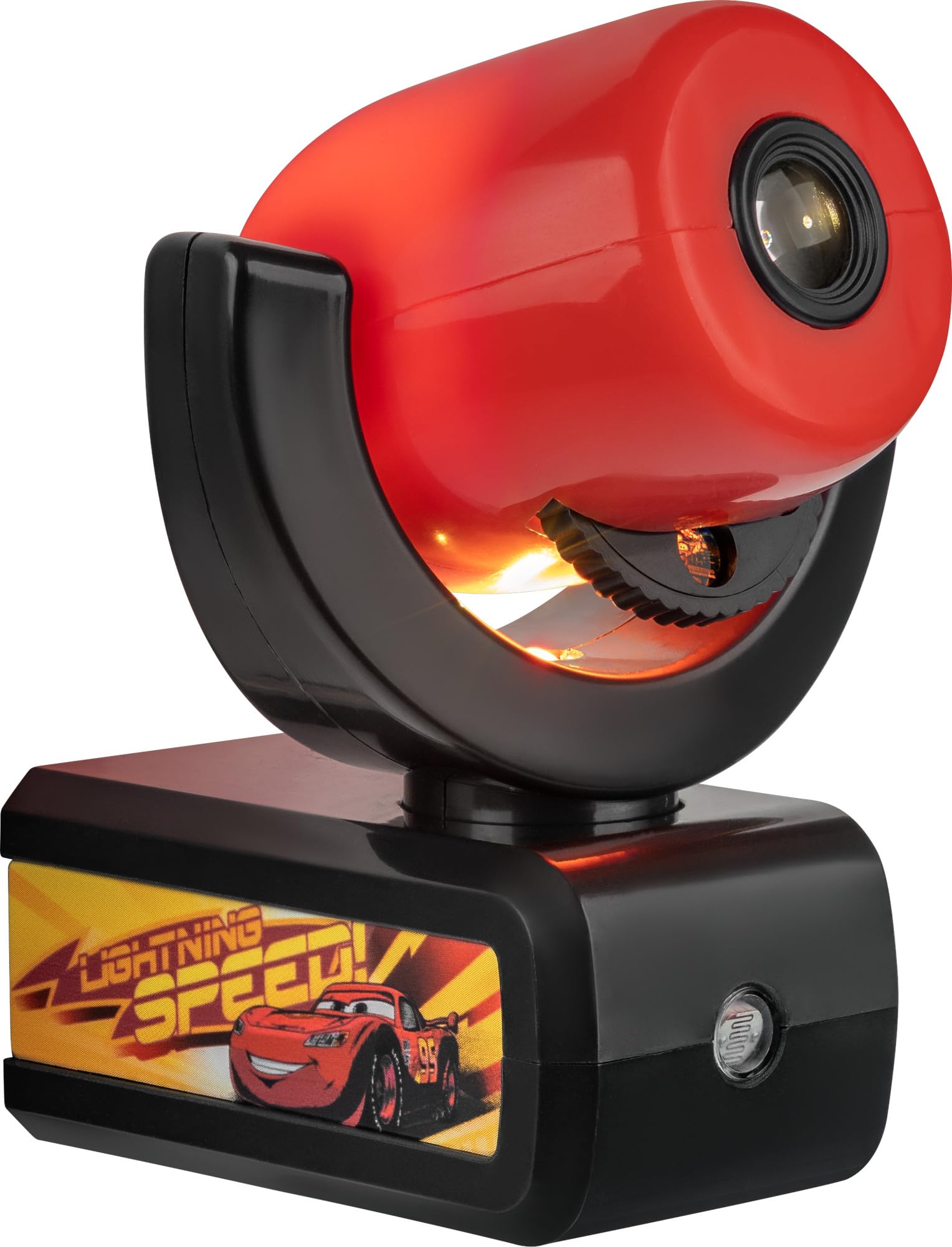 Projectables Pixar Cars LED Kids Night Light, Plug-In, Projector, Dusk-to-Dawn, Lightning McQueen, Galaxy Light, Hallway, Bedroom, Nursery, Playroom,