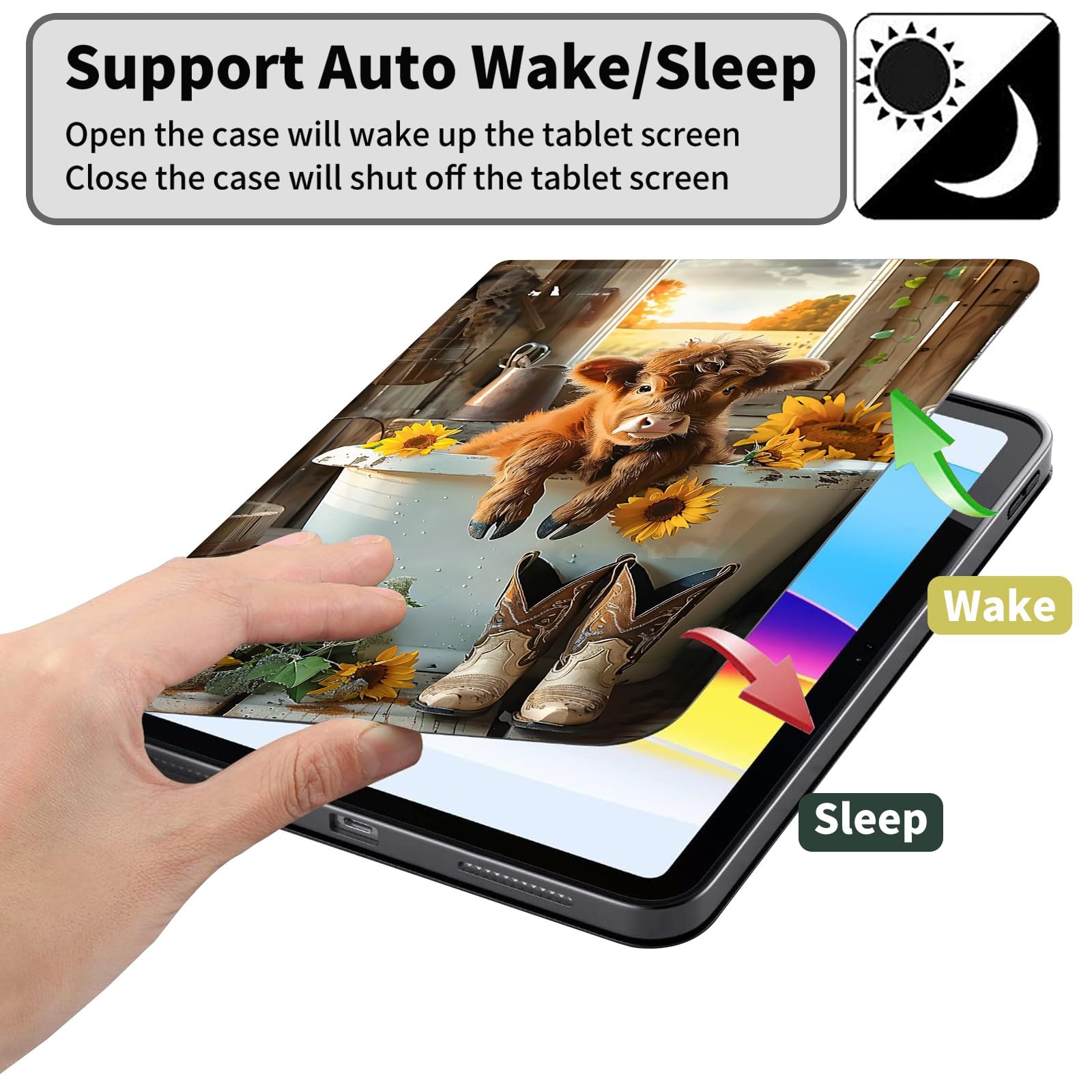 Funda para Kindle Paperwhite de 12ª generación de 7 pulgadas y Kindle ColorSoft Signature Edition, piel sintética duradera, delgada y ligera, funda protectora para tableta, apagado y