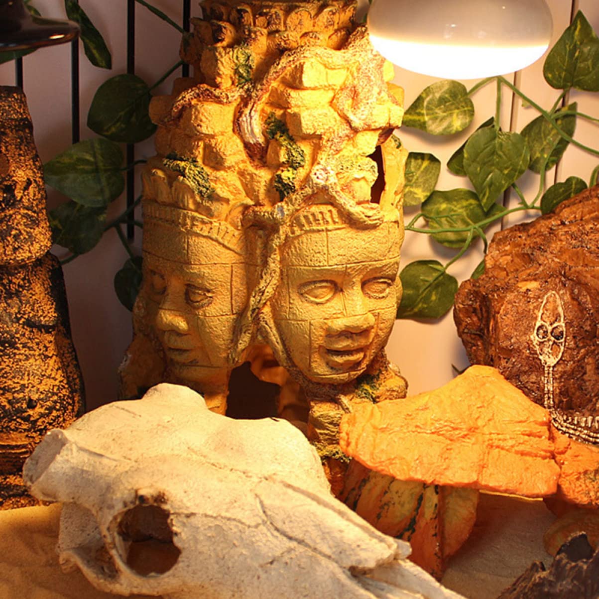 Toddmomy 1pezzi Decorazione Per Acquario in Resina Grotta Nascosta Per Acquario Accessori Per Nascondiglio Per Decorazioni Realistiche Per