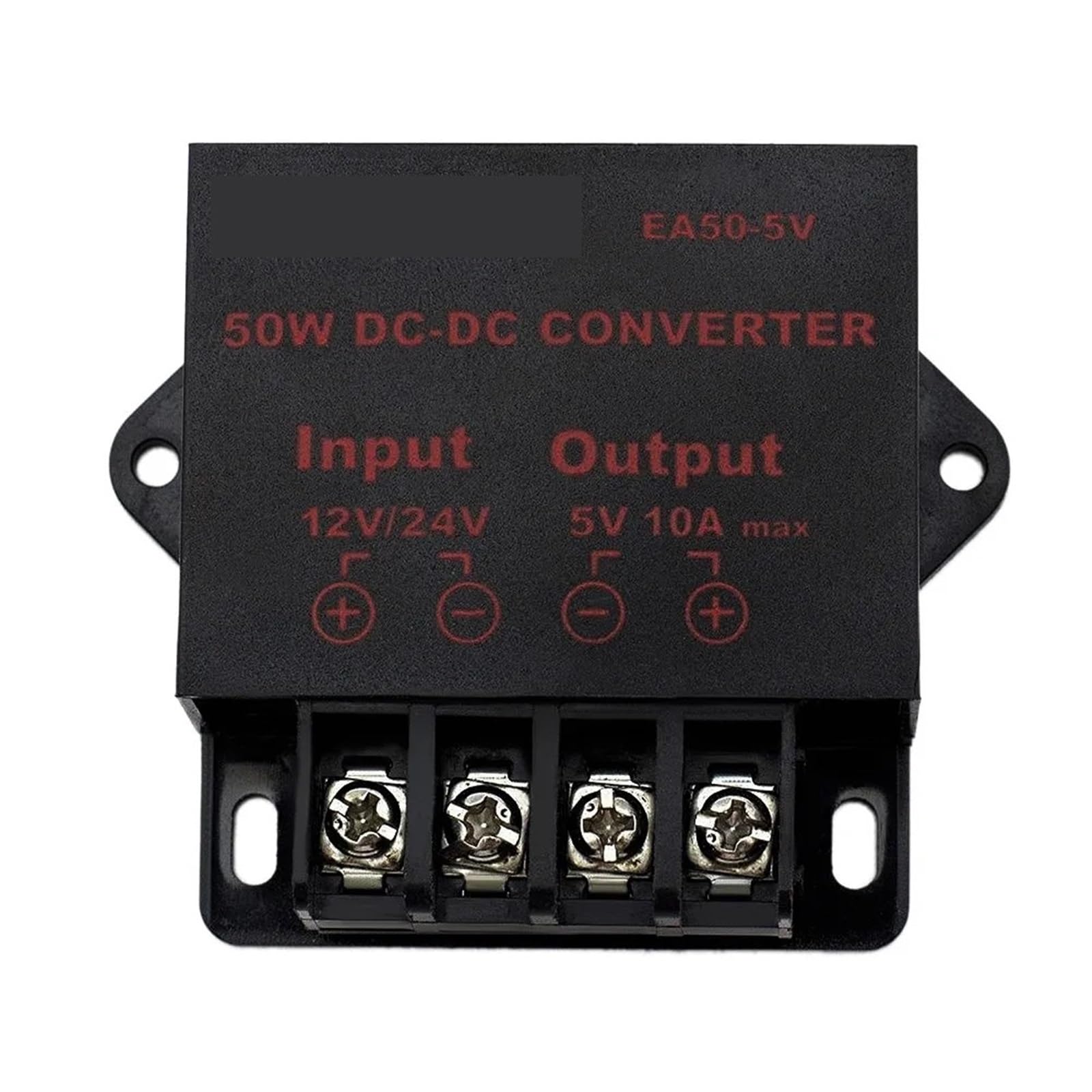 Convertisseur DC DC 12V 24V vers 5V 10A 50W buck étape basse alimentation transformateur
