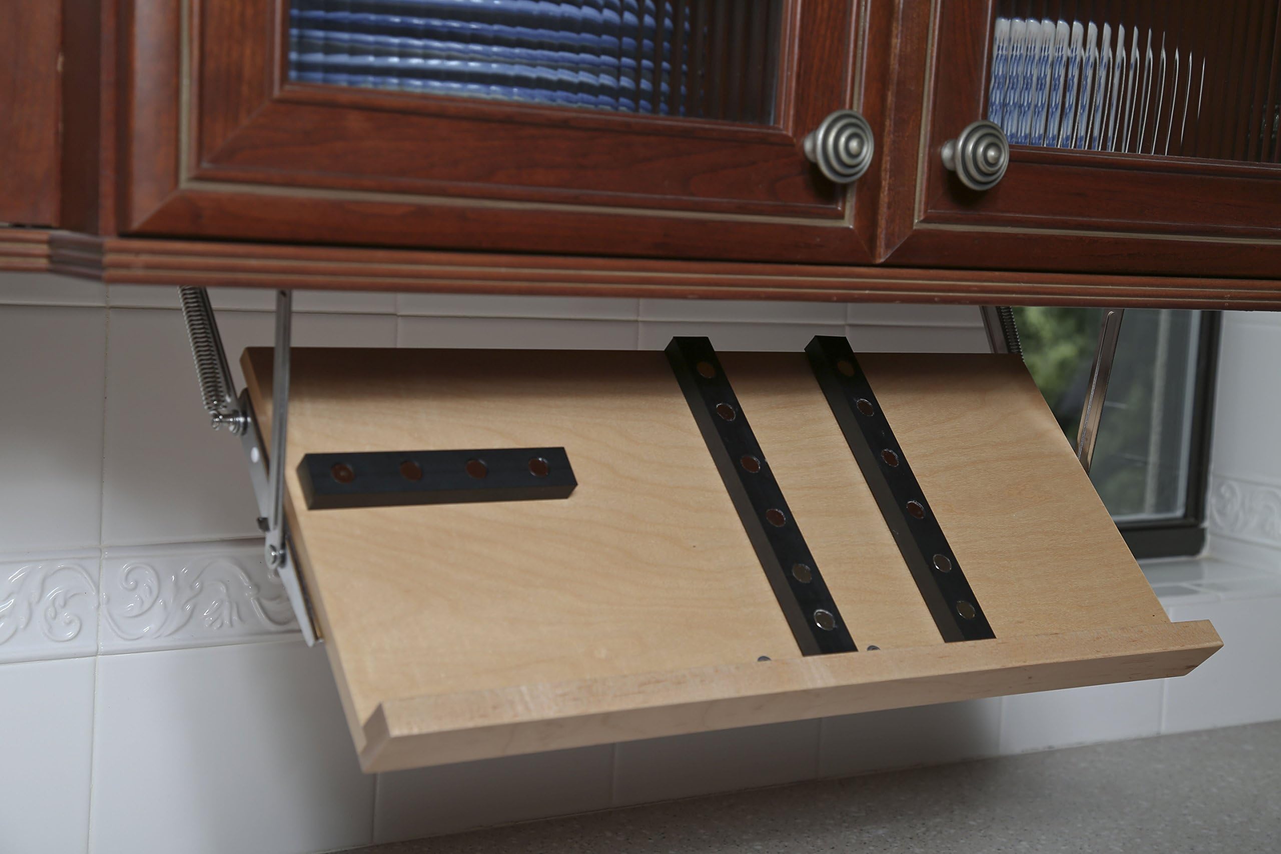 The Drop Block Under Cabinet Cookbook (White, Small)
