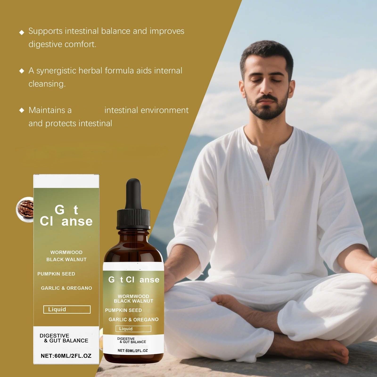 Gocce di assenzio di noce nera | Olio di semi di zucca di origano | Supporti immunitari e digestivi （60 ml/2 fl oz）,1Pcs
