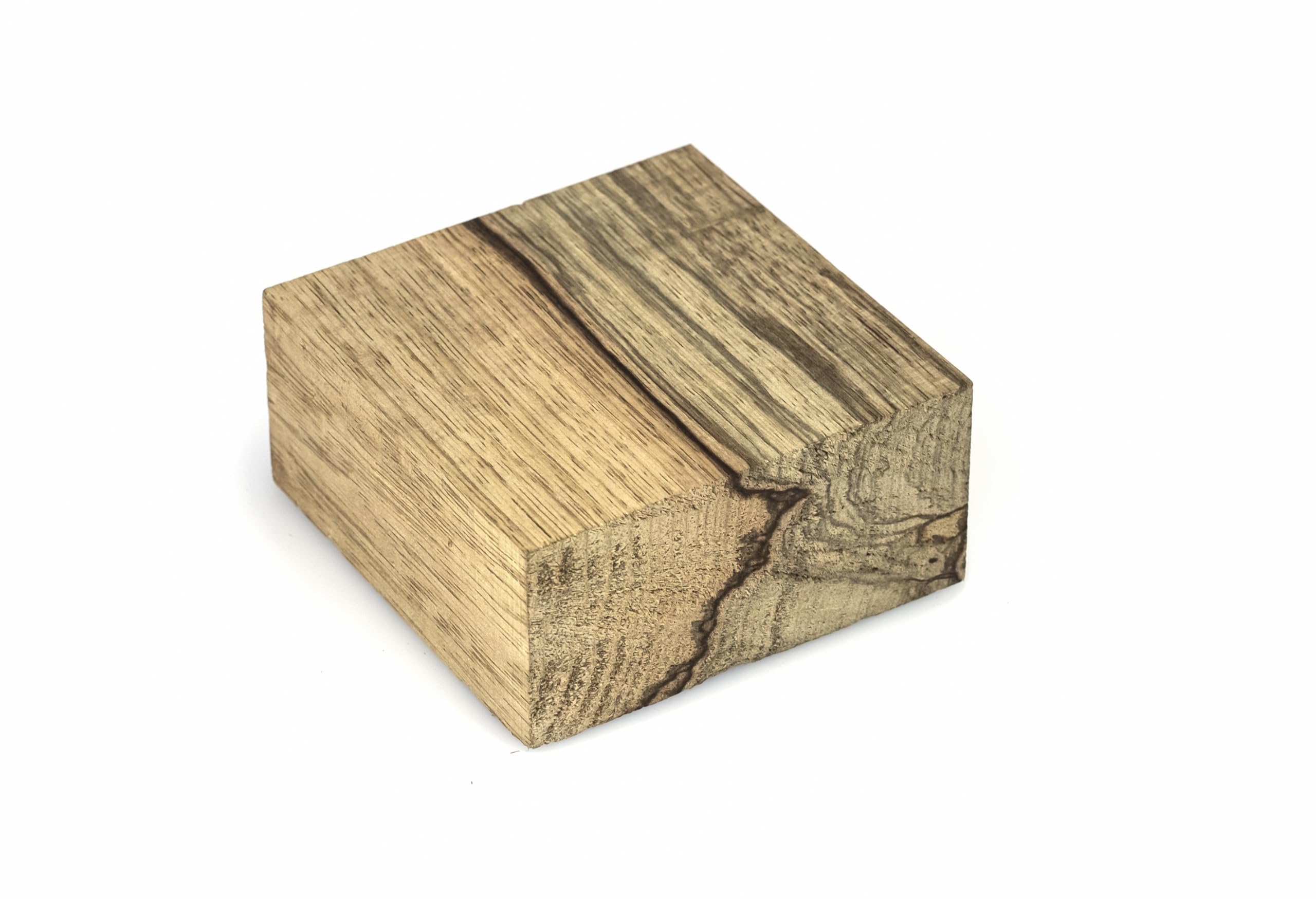Exotic Wood Zone Black Limba Wood Blank for Bowls | Hardwood Bowl Blank | Unfinished, Kiln-Dried, Sustainable Hardwood for Handcrafted Decorative Bowls & Functional Pieces (6"x 6" x 2")