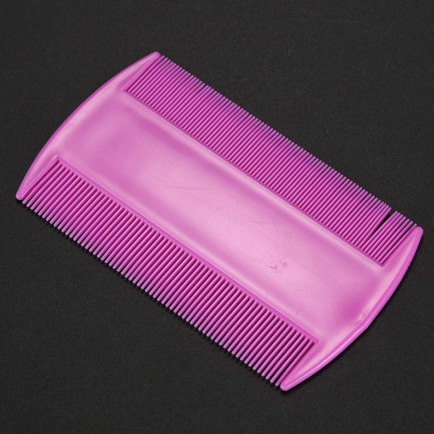 TsoLay 4Pcs Peignes à Poux Aux Puces, Peignes à Puces pour Animaux de Compagnie à Double Face, Chat Chien Toilettage Peignes à Cheveux à Dents Fines