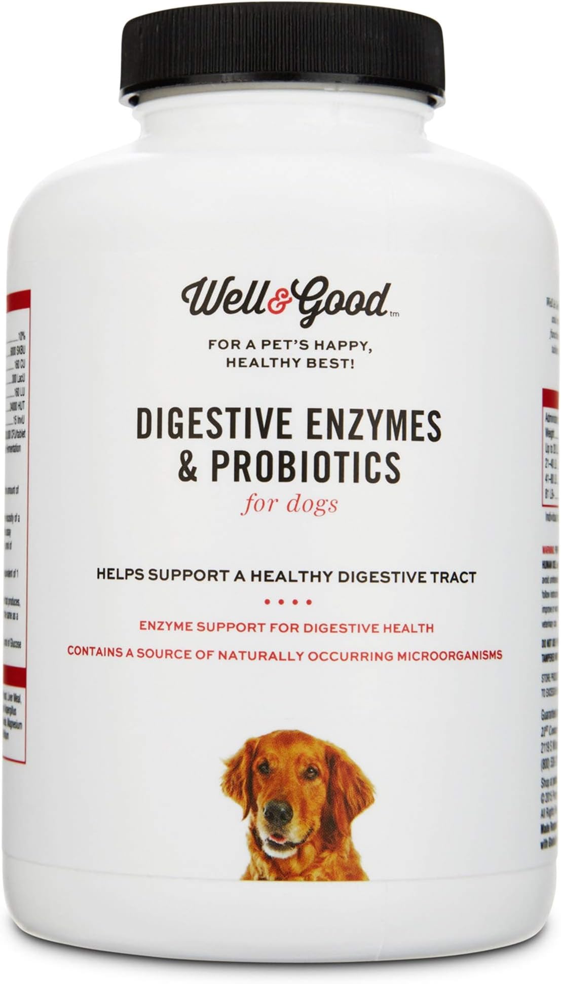 WELL & GOODPetco Brand - Digestive Enzymes Probiotics Chewable Dog Tablets, 9.5 oz., Count of 90
