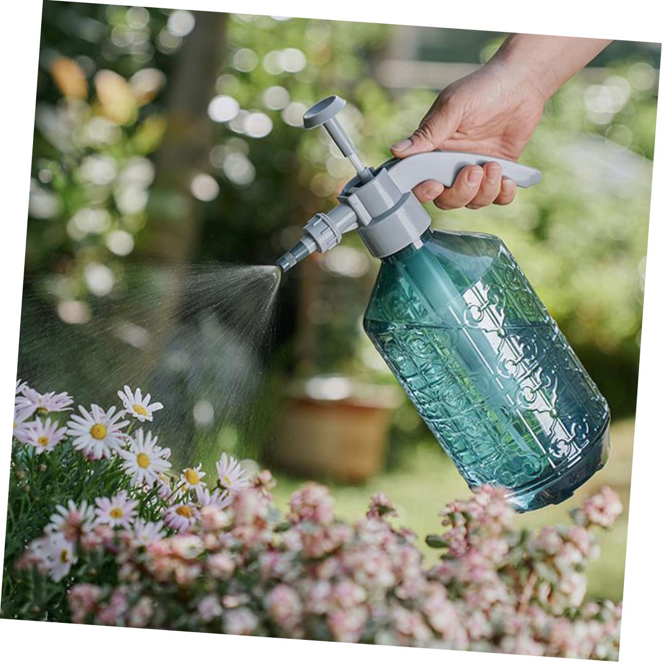 ibasenice 2 Pièces Arrosoir Bouclage De Brume Brumisateur Pour Plantes De Jardin Brumisateur D'arrosage De Jardin Bouteille D'eau Pulvérisée Pulvérisateur Arroseur Pour Bleu Plastique