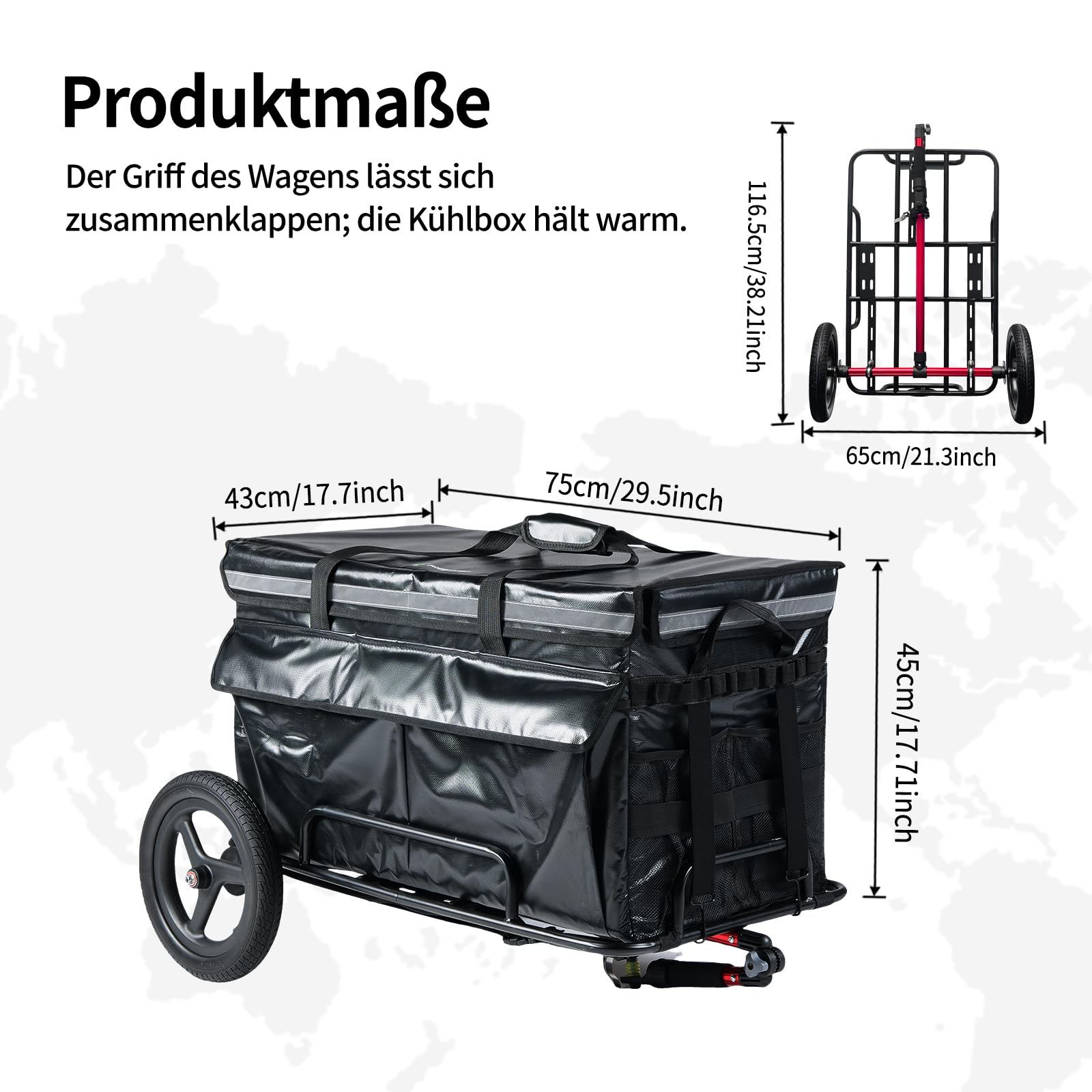 Bollerwagen für E-Scooter Anhänger