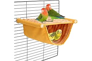 BWOGUE Cozy Bird Hammock Bed for Safe and Snuggly Nesting Within Your Birdcage