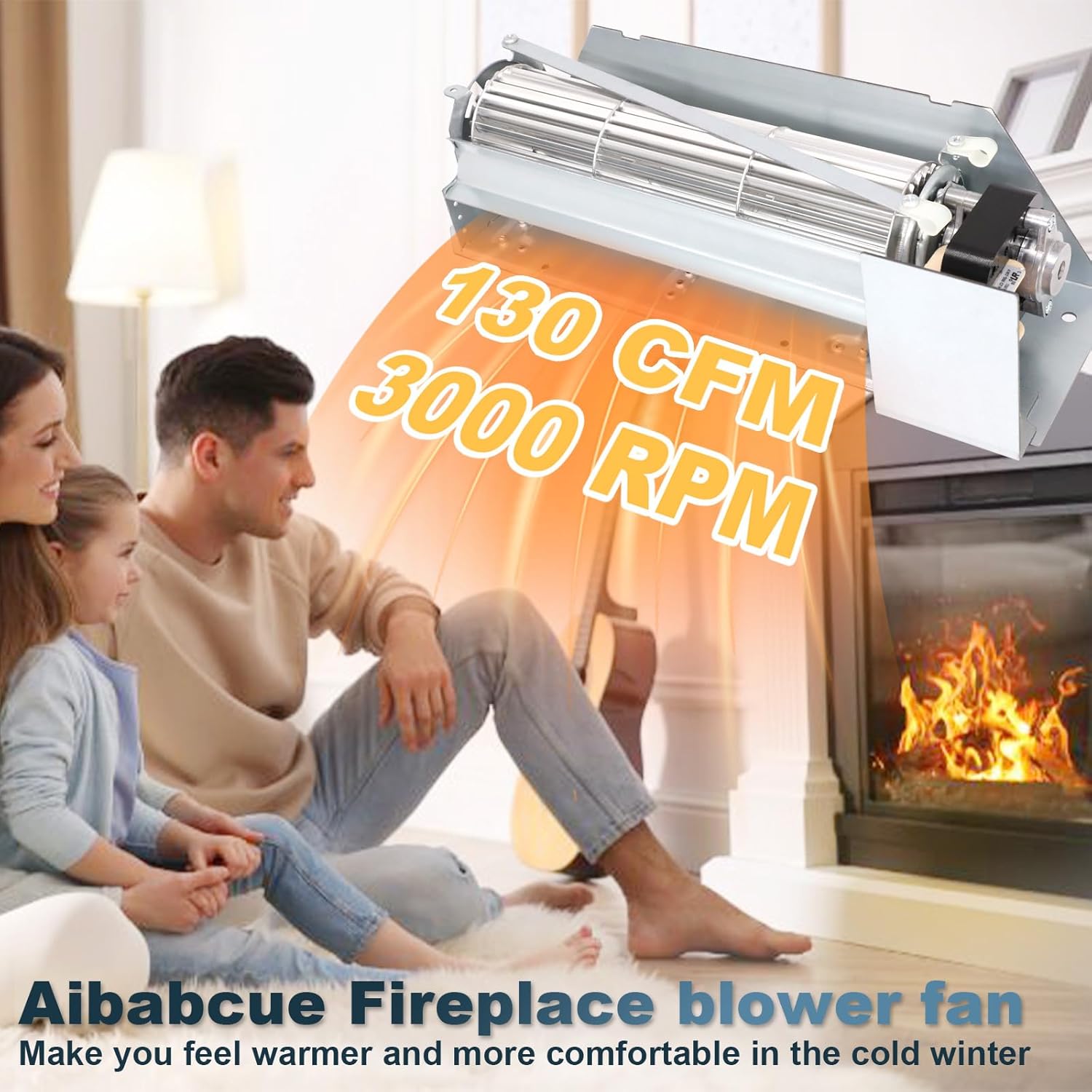 Fireplace Blower Fan Kit FBK-200 Replacement for Superior, Astria, Lennox Fireplace, FBK 80L84 Blower Fan for Lennox lmdv3530cnm lmdv3530cnm, Superior sldvt-35nm dr-500cmn