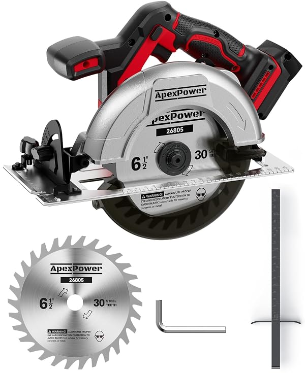 Brushless Cordless Circular Saw by APEXPOWER - Used condition - US$36.04