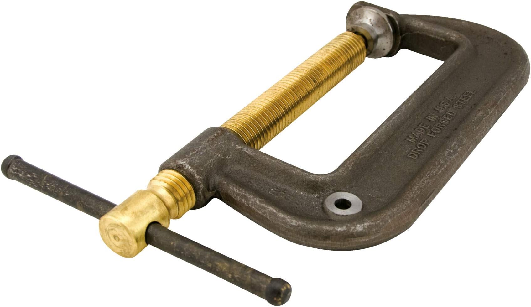 Hargrave Hargrave 20601 H43-4, Forged C-Clamp-Deep Throat, Heavy-Duty, 0-Inch-4-Inch Jaw Opening, 2-1/2-Inch Throat Depth