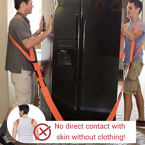Miniatura 4 de Correas móviles para muebles, sistema de elevación para 2 personas, capacidad de 660 libras, longitud ajustable de 5 a 9.5 pies