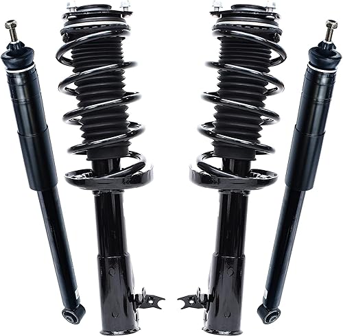 Miniatura 83 de Detroit Axle - Kit de amortiguadores de 4 puntales para Ford Escape 14-19, 2 puntales delanteros con resorte helicoidal 2 amortiguadores traseros