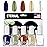 Eternal Nail Polish Set for Women (PLANET EARTH) - Nail Polish Set for Girls - Long Lasting & Quick Dry Nail Polish Kit for Home DIY Manicure & Pedicure - Made in USA, 13.5mL (Set of 5)