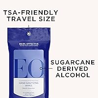 Vista 2 de EO, Toallitas desinfectantes para manos Lavender Pop Organic, 10 unidades, paquete de 6