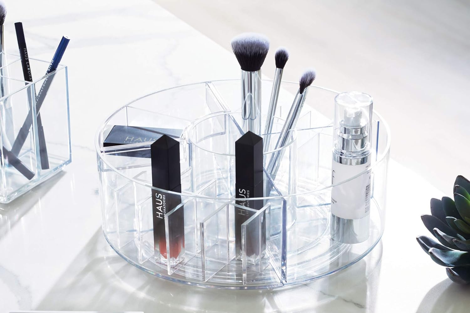 iDesign The Sarah Tanno Collection Cosmetic Organizer, Turntable : Beauty & Personal Care