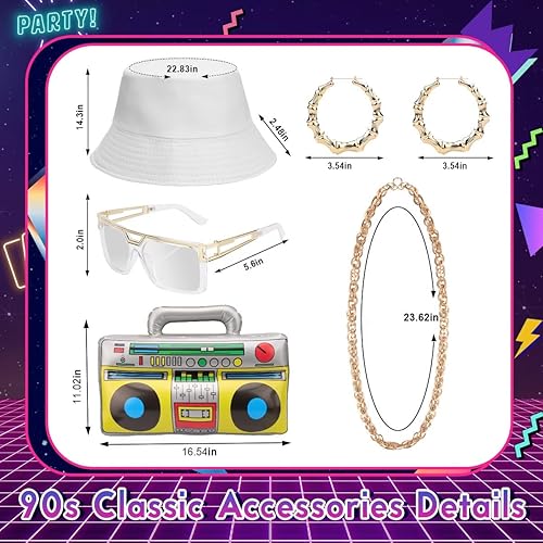 Miniatura 2 de Overol con capucha de los años 80 y 90 para mujer, disfraz de chándal de una pieza, rompevientos, hip hop, fiesta de neón