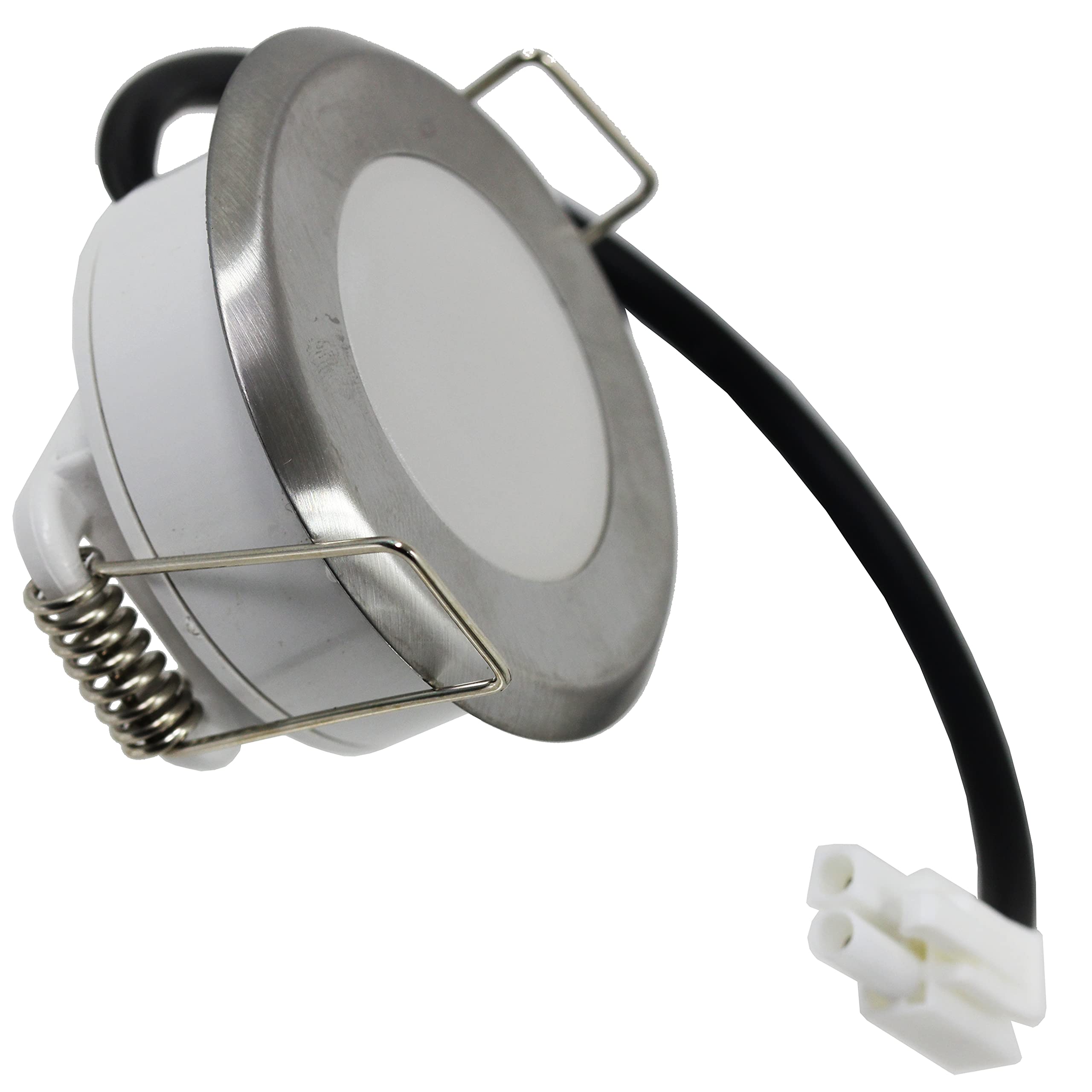 SPARES2GO Universal-Dunstabzugshaube mit LED-Licht, rund, 54,5 mm, 1,6 W, 2 Stück