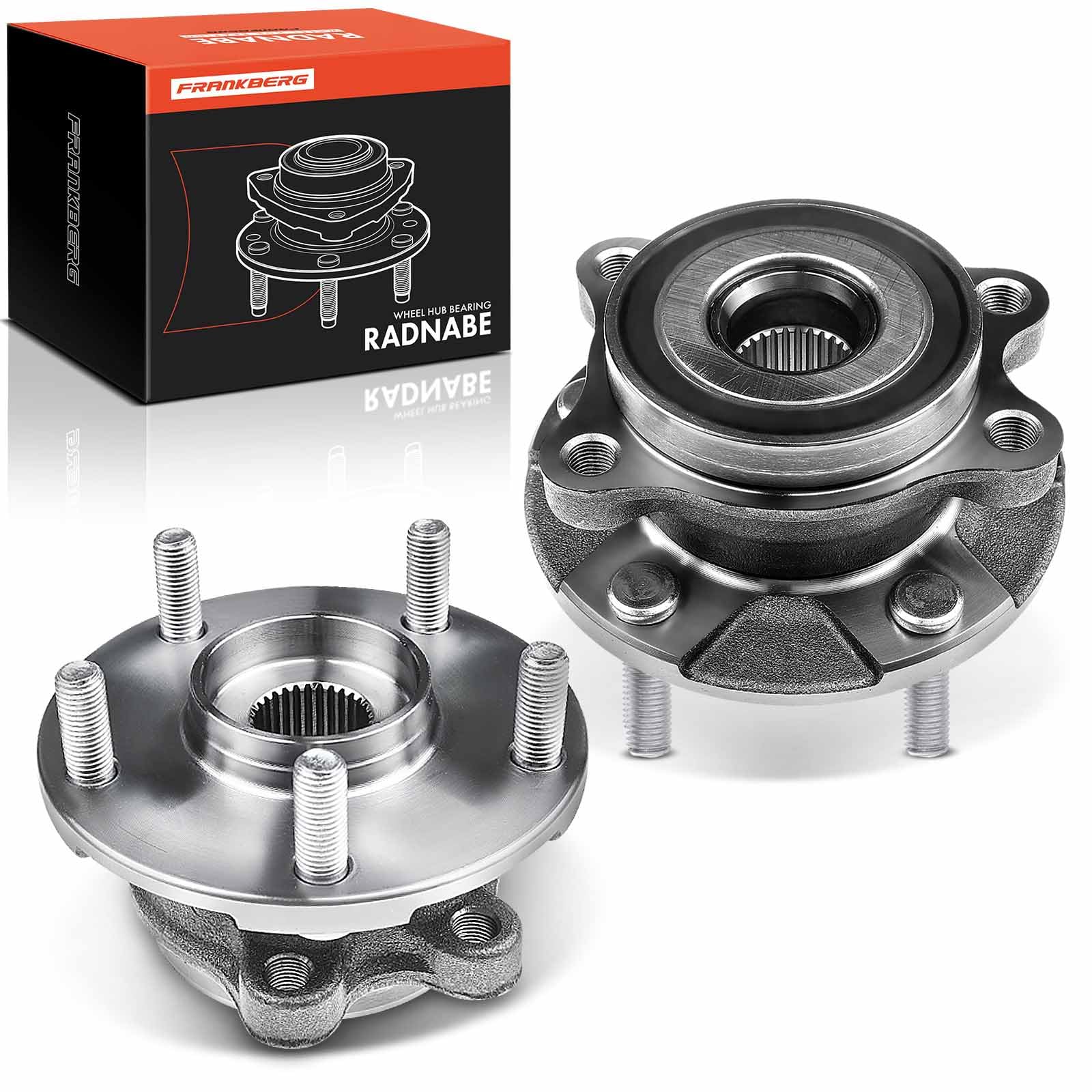Frankberg Lot de 2 roulements de roue avant gauche droite compatible