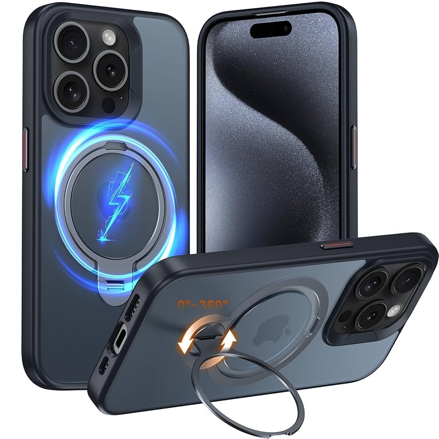 iPhone12 Pro Max ケース  360°保護 ワイヤレス充電対応 Amazon.co.jp: TEIQ iPhone12ProMax ケース 360°回転リング