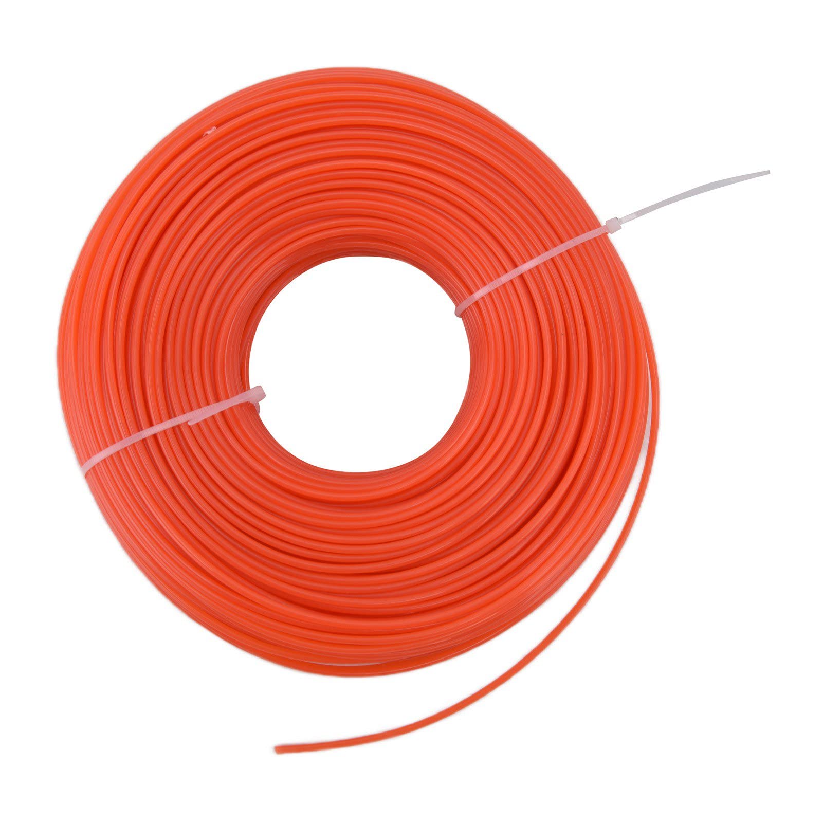 Handheld Brush Cutter Line Trimmer Grass Cutting Trimmer Line, 3.00MM 30FT Square Trimmer Line High Cutting Performance Nylon for Garden