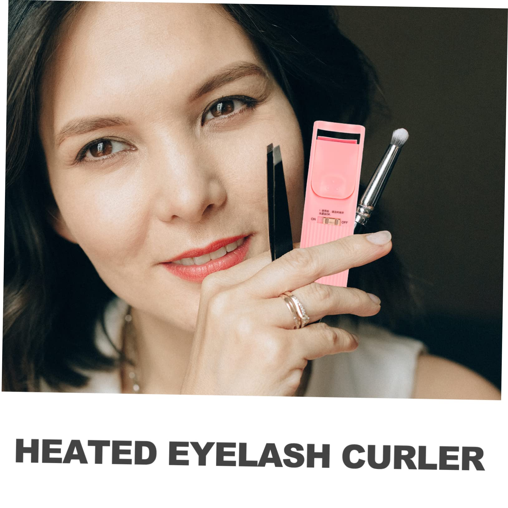 Ipetboom Quick Curling Heated Eyelash Curler Lightweight Portable Design for Anytime