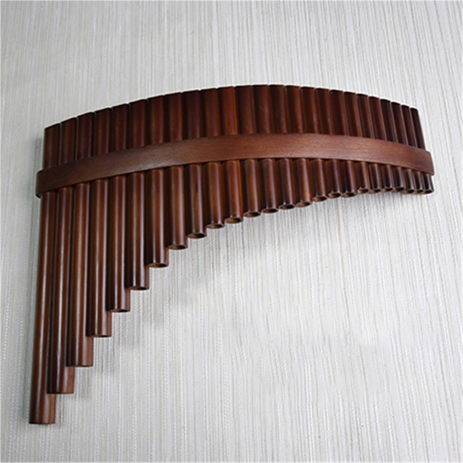 Flûte De Pan Bandes Et Cerceaux En Bois Instrument De Flûte De Pan 25 Tubes Réglage G Réglage C Performance Professionnelle(C,R)