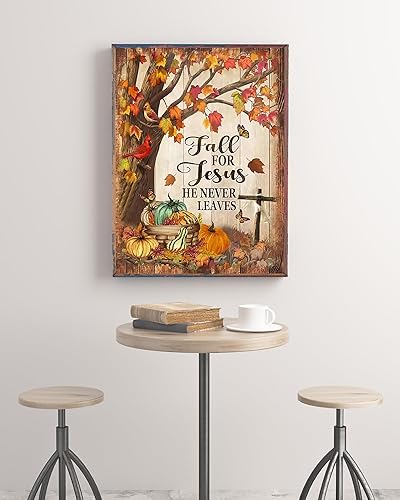 Miniatura 5 de KINPLUB Fall for Jesus - Kits de pintura de diamantes para adultos, kits de arte de diamantes 5D de otoño, kit de pintura de bricolaje con