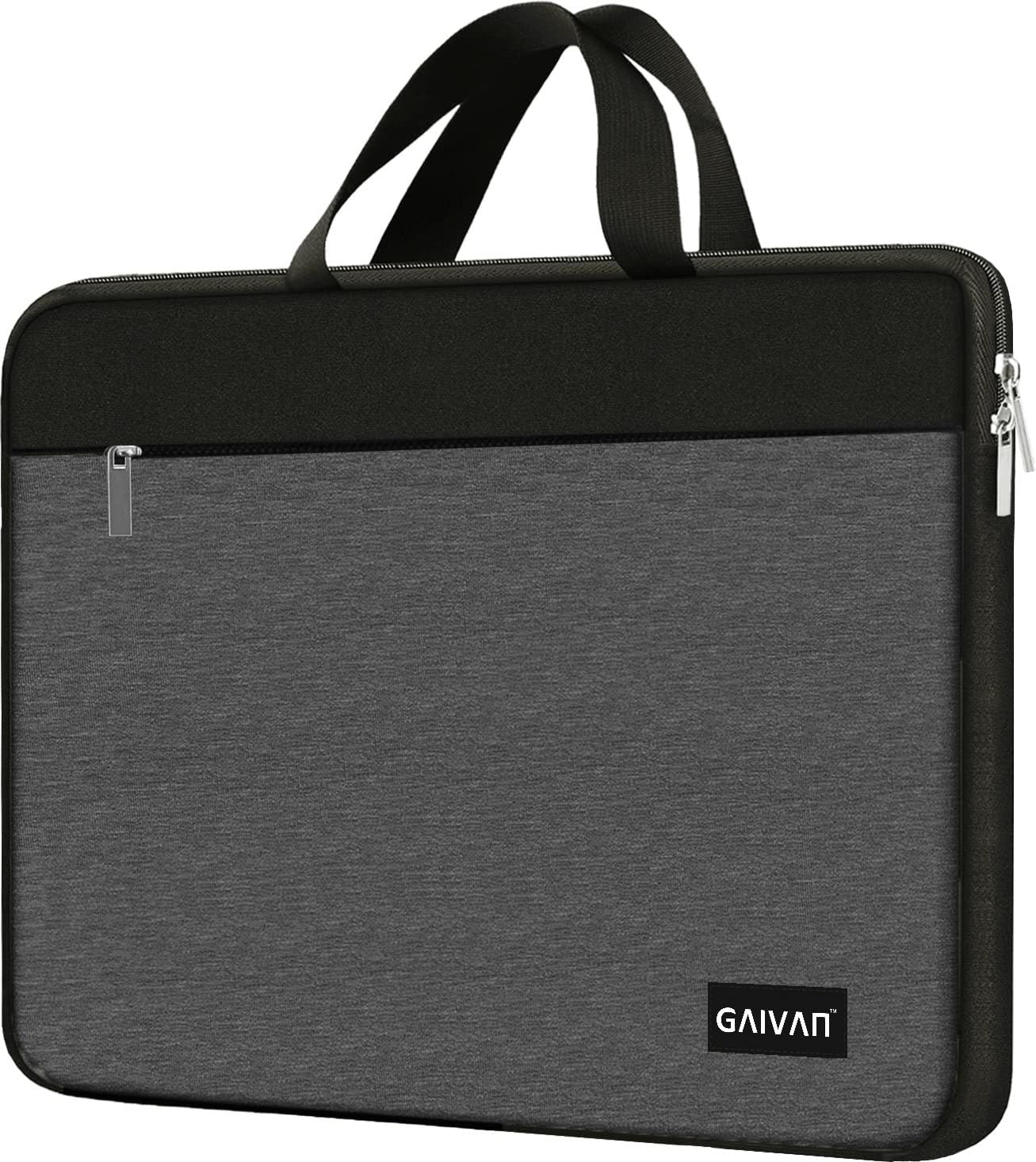 GAIVAN Laptop Sleeve Case with Handle | Water-Resistant Portable Notebook Carrying Bag - Compact Laptop Case Sleeve | Well Padded Design. (13.3, Grey-Black) (B0CYGXYKD9) Amazon Price History, Amazon Price Tracker