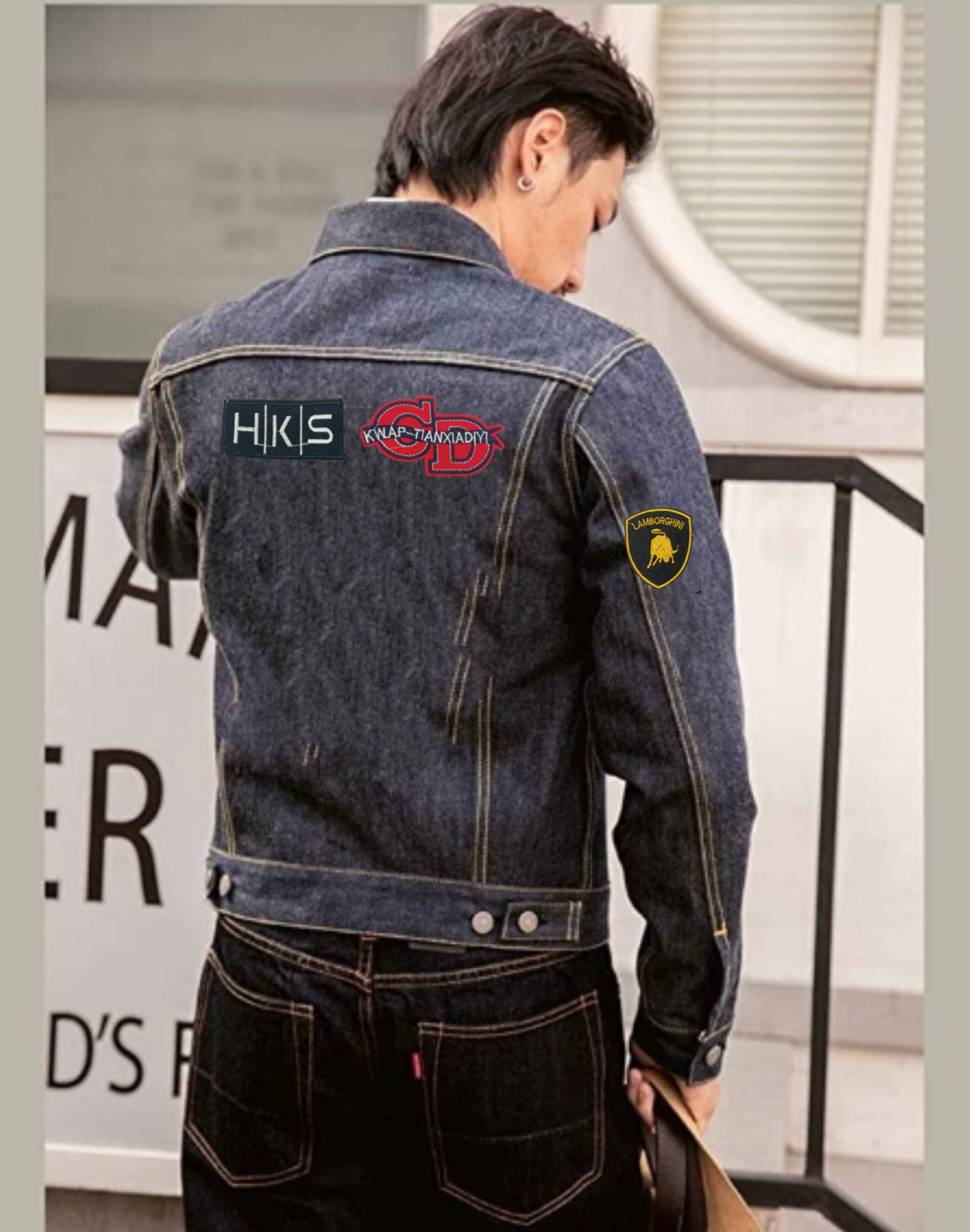 ANI ACCESSORIES Cool Style Embroidery Universal (Sew on Patch and Hotfix Patch) Used for Clothes Dress Jackets Pants Jeans Bags Boutique Multicolor Pack DIY Average Size(7X5) Cm