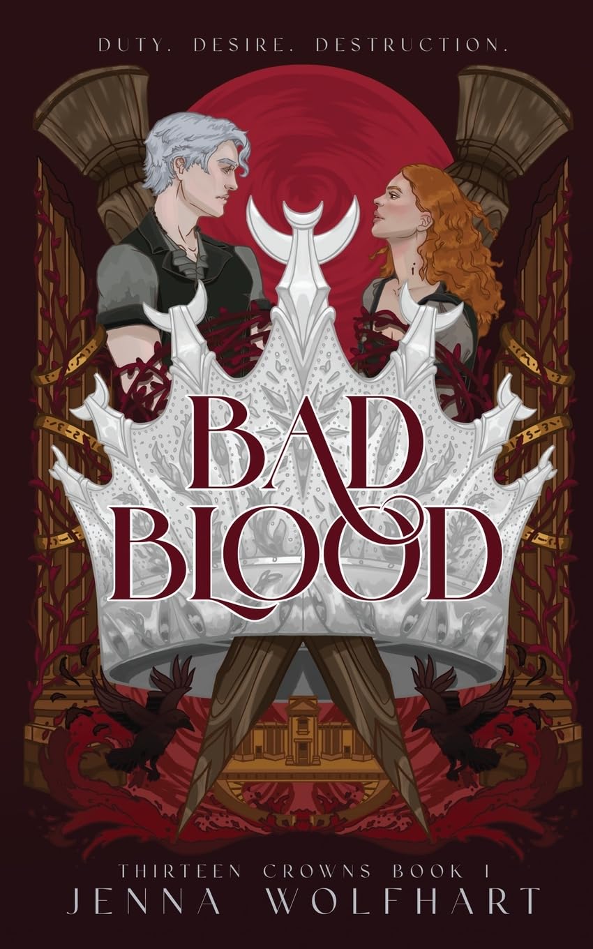 Bad Blood by Jenna Wolfhart Signed Paperback Book