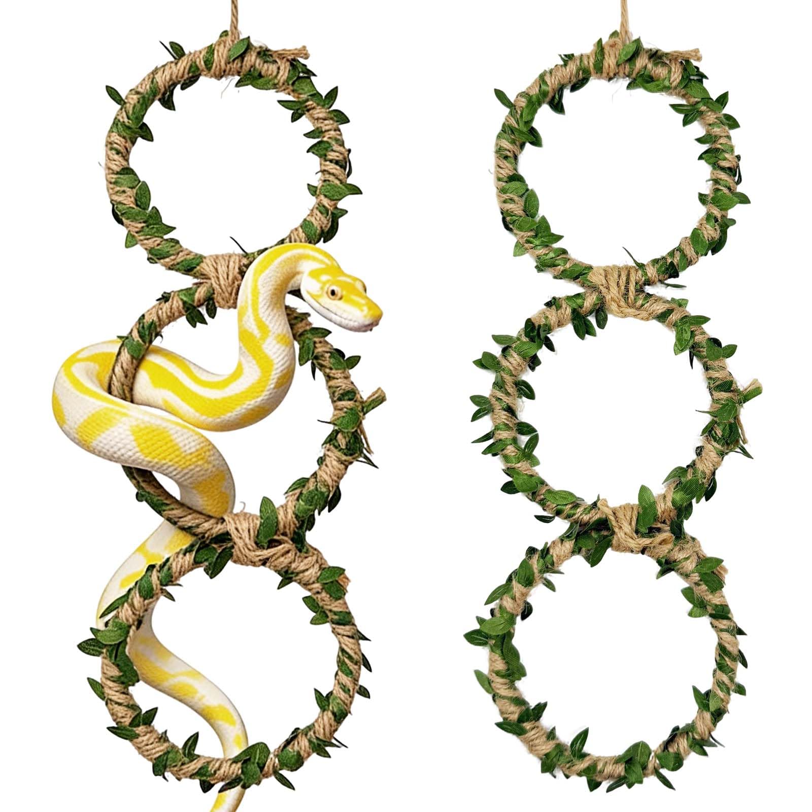 Generic 2 Pack Snake Climbing Rings - habitat decor | Mubboo
