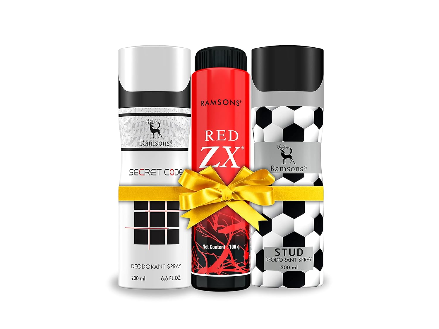 Buy RAMSONS Deo Talc Combo 1 Stud Deodorant Spray 200ml 1 Secret