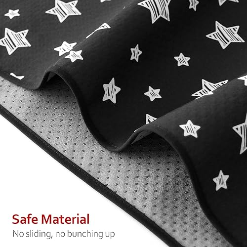 Miniatura 9 de Tapete antisalpicaduras para debajo de la silla alta, para hacer manualidades, juegos y manualidades, antideslizante, impermeable, lavable a