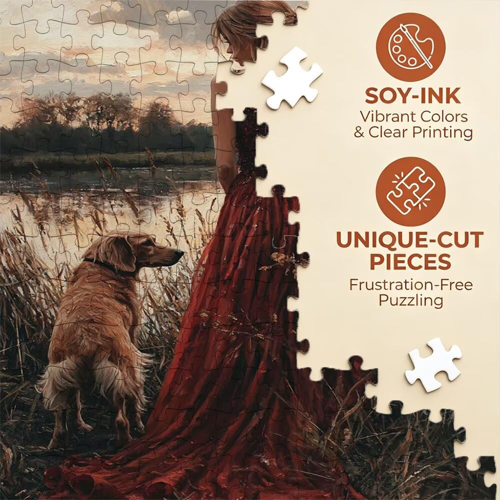 Goldene Frau Puzzle 6000 Teile, Klassische Puzzles, Geschicklichkeitsspiel Puzzle für Erwachsene, Puzzlespiele für Die Ganze Familie, Mit Schöner Verpackung, Dekoration Puzzles DX0YL3-492