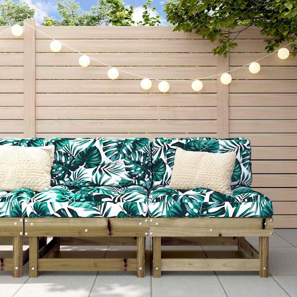 Canapés de jardin en bois pin traité anti humidité modulables balcons