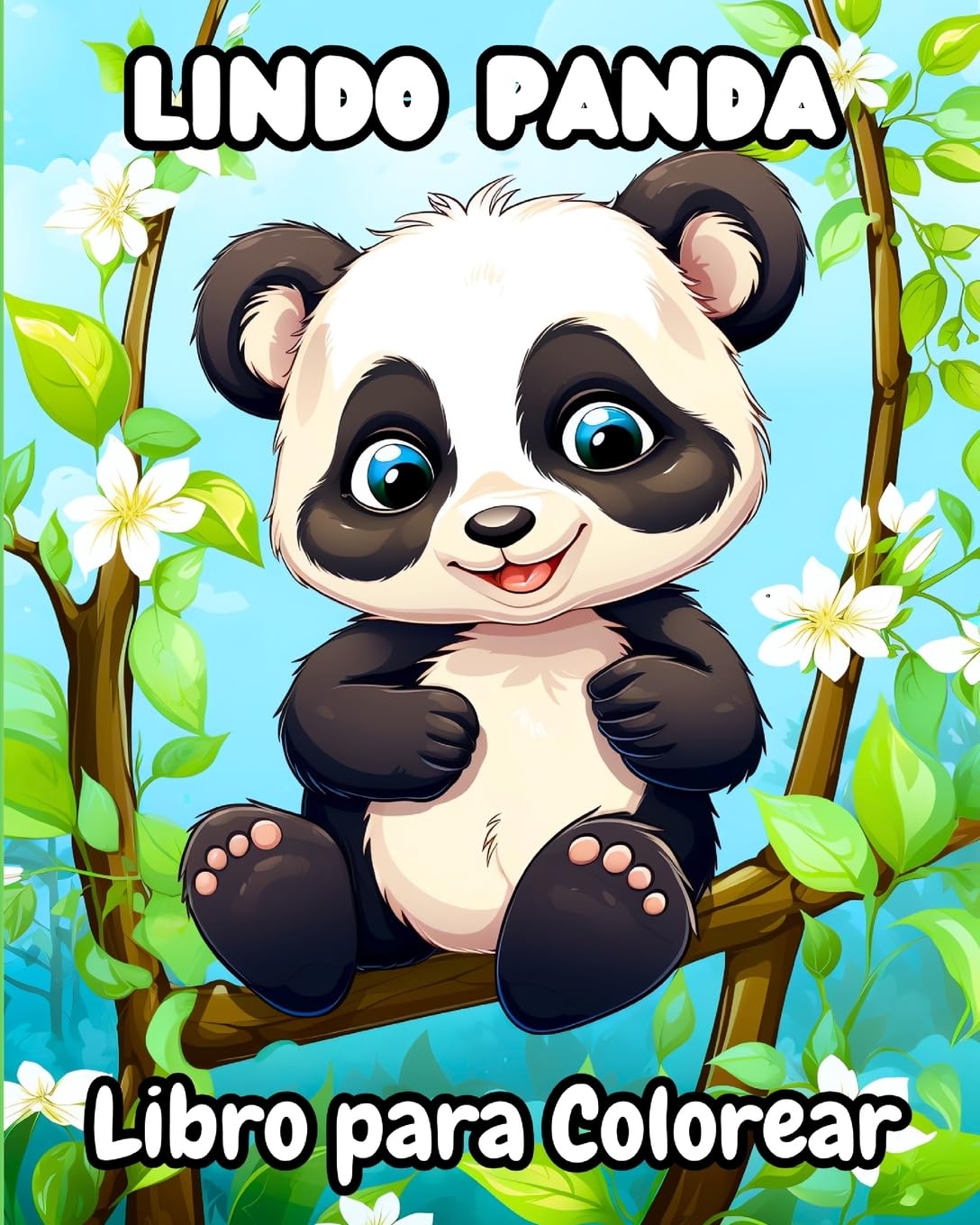 Lindo Panda Libro para Colorear: Con hermosos y adorables osos panda para niños