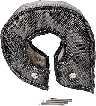Carbon Fiber Turbo Blanket T6 Cover Turbocharger Heat Shield Cover Fastener Springs for T6