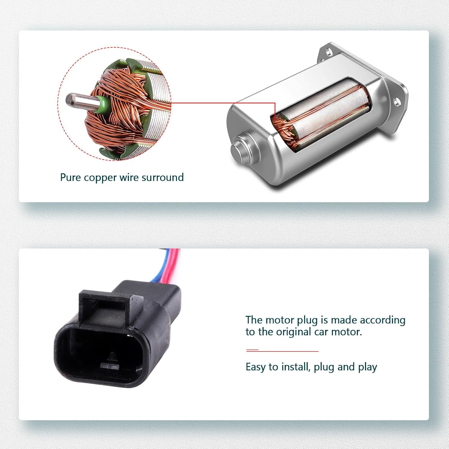 FINDAUTO Front Left Power Window Regulator with Motor Fit for 2006-2011 for Chevrolet for Impala