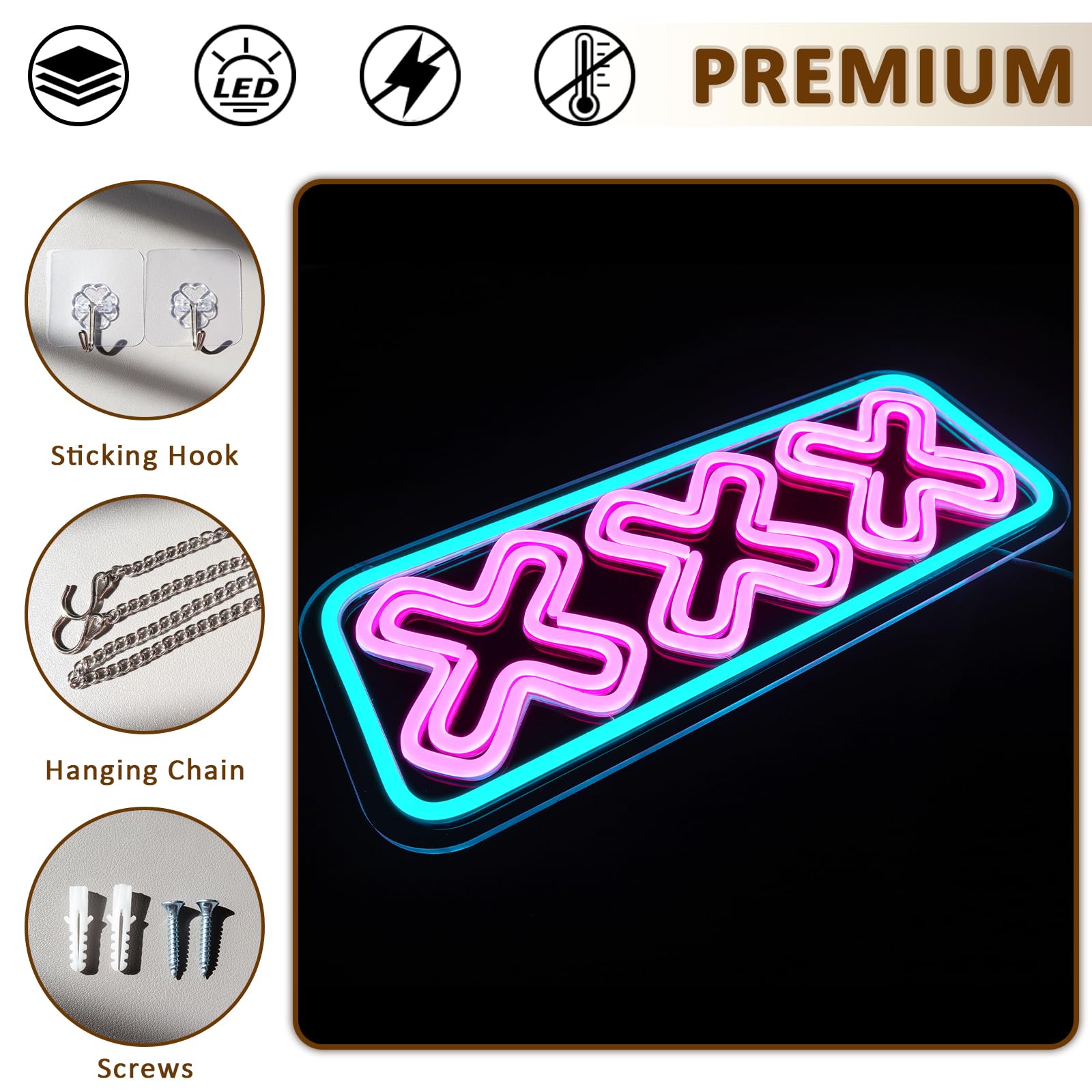 Amazon.co.jp: PMCVYH XXX ネオンサイン 壁装飾用 大人専用 LEDサイン
