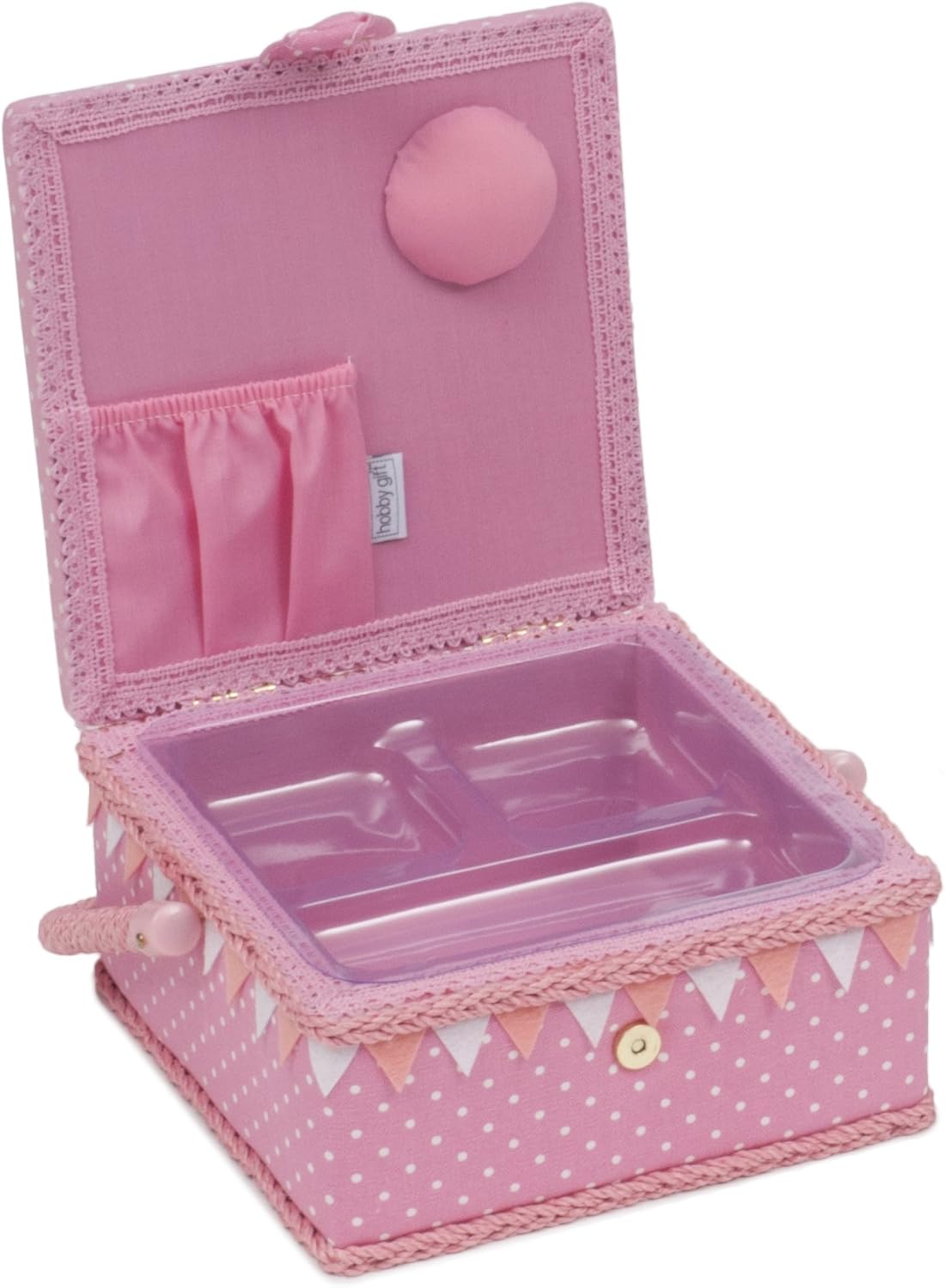 Hobby Gift Childrens Sewing Box, Fantasy Castle, 20 x 20 x 11cm BigaMart