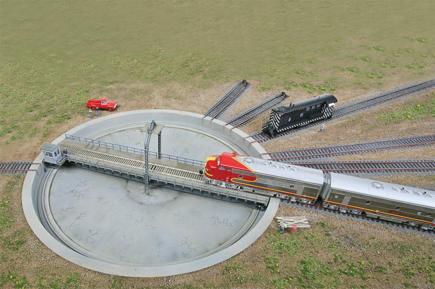 鉄道模型 Bachmann HO Scale Motorized Turntable Bachmann HO Scale Motorized Turntable - YouTube