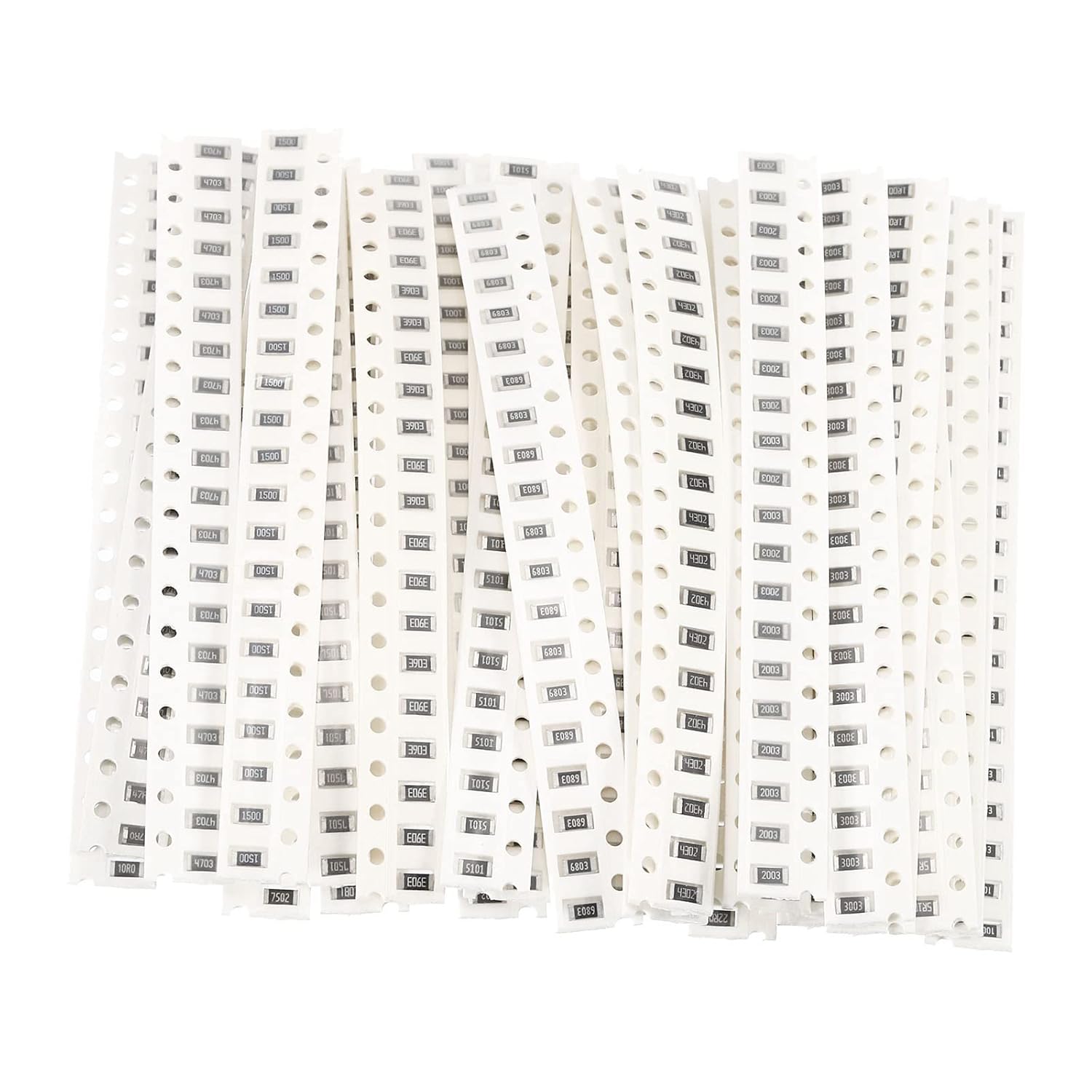 PATIKIL 1206 Surface Mount Device Resistor Kit, 1Set/660Pcs 1R1M Ohm