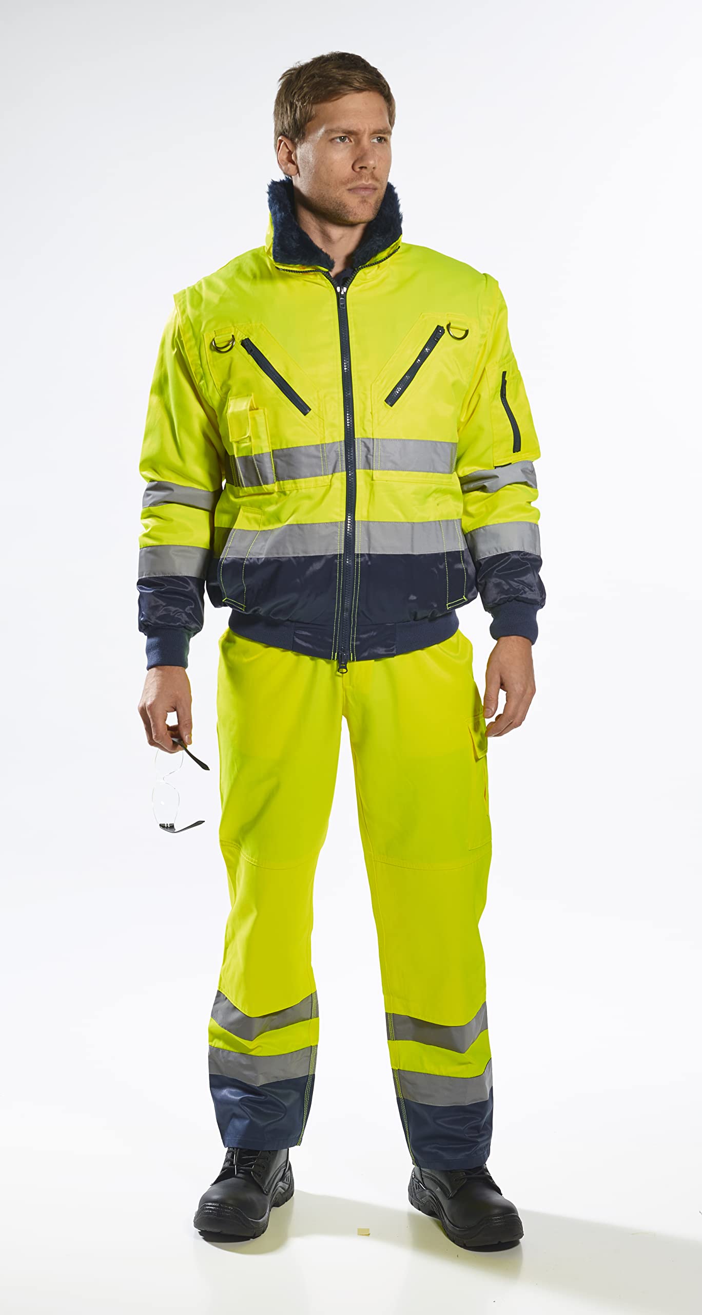 Portwest Blouson pilote 3 en 1 haute visibilité