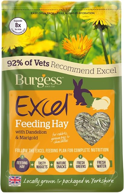 Burgess Excel Feeding Hay with Dandelion and Marigold 1kg