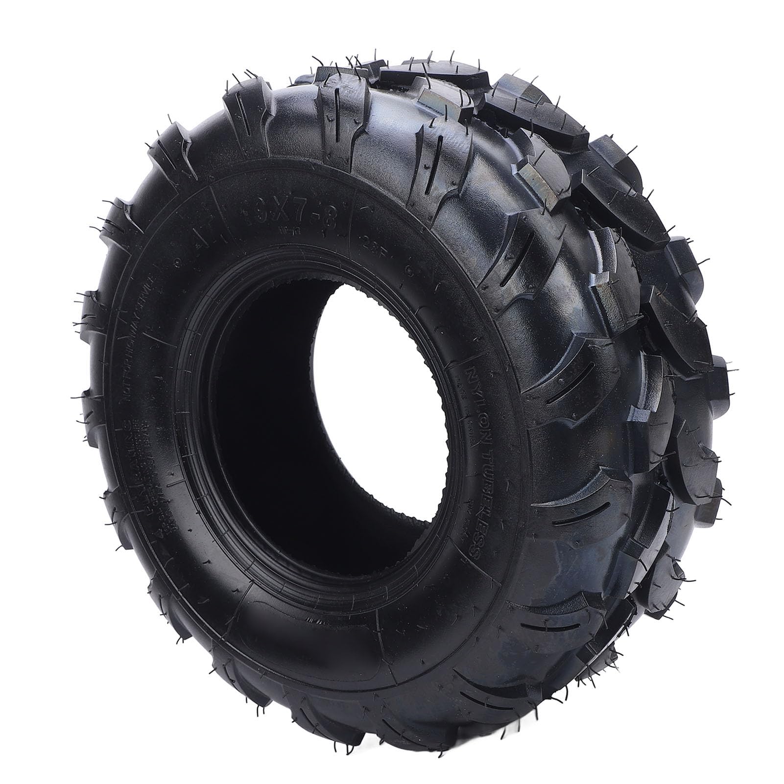 Le Caoutchouc 19x7x8 Tout Le Pneu de Roue de Terrain a augmenté la Traction pour L'AJUST UNIVERSEL de Kart de Chariot de Quadruple